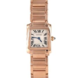 Cartier-Cartier Tank Francaise SM PG/RG Wristwatch-Other