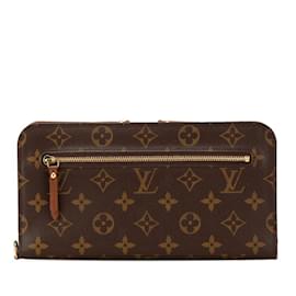 Louis Vuitton-Louis Vuitton Monogram Ansolite Organizer Long Wallet-Brown