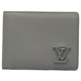Louis Vuitton-Louis Vuitton Aerogram Portefeuille Multiple Card Case Bi-fold Wallet-Brown