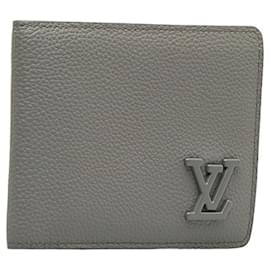 Louis Vuitton-Louis Vuitton Aerogram Portefeuille Multiple Card Case Bi-fold Wallet-Brown