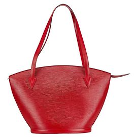 Borsa a Spalla Saint Jacques Epi Louis Vuitton Rosso