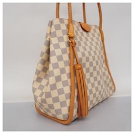 Louis Vuitton-Louis Vuitton Damier Azur Propriano Tote Bag-White