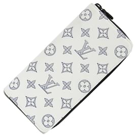 Louis Vuitton-Louis Vuitton Zippy Wallet Vertical-White