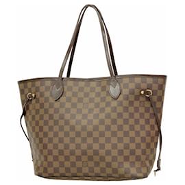 Louis Vuitton-Louis Vuitton Damier Neverfull MM Tote Bag-Damier ebene
