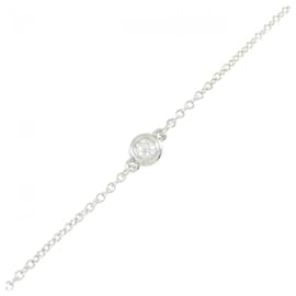 Tiffany & Co-Pulseira de charme de prata Tiffany-Prata