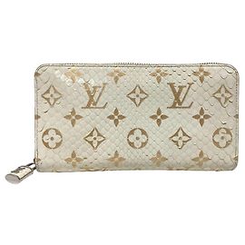 Carteira Zippy Python Louis Vuitton N97773 Branco
