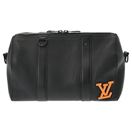 Louis Vuitton-Louis Vuitton Damier Distorted City Keepall-Black