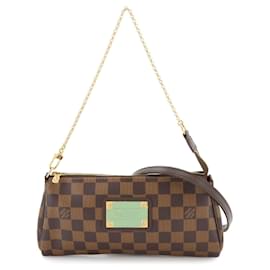 Louis Vuitton-Louis Vuitton Damier Eva 2way Hand Shoulder Bag-Brown,Damier ebene