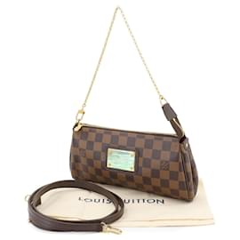 Louis Vuitton-Louis Vuitton Damier Eva 2way Hand Shoulder Bag-Brown,Damier ebene