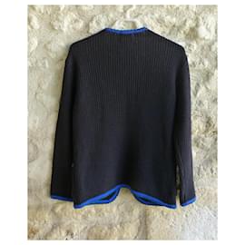 Yves Saint Laurent-Knitwear-Black,Blue,Green