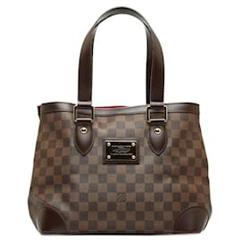 Louis Vuitton-Louis Vuitton Damier Hampstead PM Tote Bag-Brown,Damier ebene