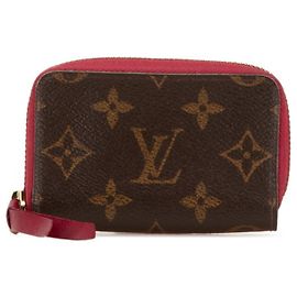 Louis Vuitton Monogram Multi-Card Case Red Fuschia Monogram