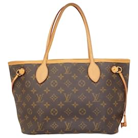 Louis Vuitton-Louis Vuitton Monogram Neverfull PM Tote Bag-Brown