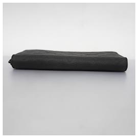 Louis Vuitton-Louis Vuitton Long Wallet Monogram Taurillon Zippy Vertical M69047 Noir-Black