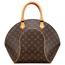 Louis Vuitton-Louis Vuitton Monogram Ellipse MM Handbag-Brown