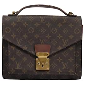 Louis Vuitton-LOUIS VUITTON Monogram Monceau 28 Hand Bag M51185 LV Auth yk17422-Monogram