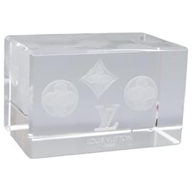 Louis Vuitton-LOUIS VUITTON Paper weight Clear LV Auth 114607S-Other