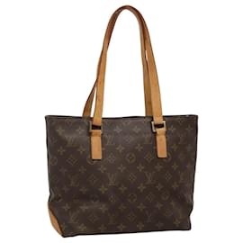 Louis Vuitton-LOUIS VUITTON Monogram Cabas Piano Tote Bag M51148 LV Auth BA255-Monogram