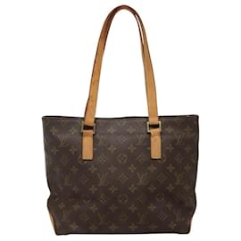 Louis Vuitton-LOUIS VUITTON Monogram Cabas Piano Tote Bag M51148 LV Auth BA255-Monogram