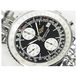 Breitling-BREITLING Old Navitimer black Dial Bracelet Specification Ref.A142B02NP Genuine goods Mens-Silvery