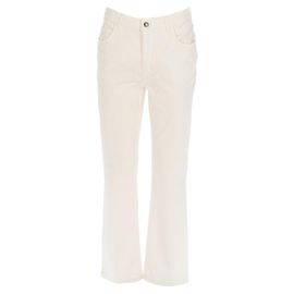 Pantalones de algodón blanco Loro Piana - años 2010 Blanco