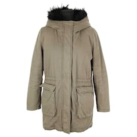 The Kooples-Cotton coat-Khaki