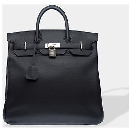 Hermès Borsa HERMES Haut a Courroies in Pelle Nera - 102530 Nero