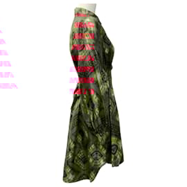 Ulla Johnson-Ulla Johnson Jude Wild Rose Silk Dress-Red