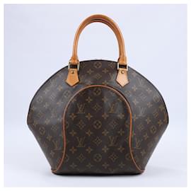 Louis Vuitton-Louis Vuitton Monogram Canvas Ellipse MM Handbag M51126-Brown