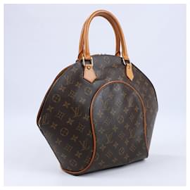 Louis Vuitton-Louis Vuitton Monogram Canvas Ellipse MM Handbag M51126-Brown
