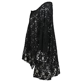 Comme Des Garcons- Comme Des Garçons Lace Blouse in Black Polyester-Black