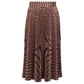 Jupe midi imprimée Mulberry en polyester multicolore Multicolore