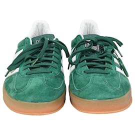 Autre Marque-Adidas Gazelle Indoor Trainers in Green Suede-Green