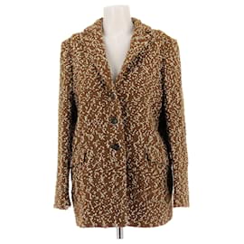 JIL SANDER Chaquetas T.FR 40 Lana Camello