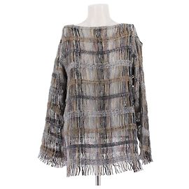 MISSONI Strickwaren T.IT 44 Wolle Grau
