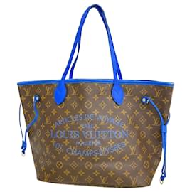 Louis Vuitton-Louis Vuitton Grand Blue Tote Bag-Blue
