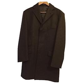 Dolce & Gabbana-Men Coats Outerwear-Dark grey