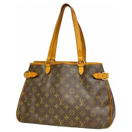 Louis Vuitton-Louis Vuitton Monogram Batignolles Horizontal Tote Bag-Brown