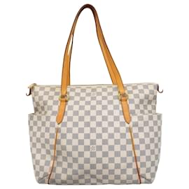 Louis Vuitton-Louis Vuitton Damier Azur Tote Bag-White