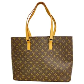 Louis Vuitton-Louis Vuitton Monogram Luco Tote Bag-Brown