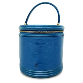 Louis Vuitton-Louis Vuitton Epi Cannes Handbag in Toledo Blue-Blue
