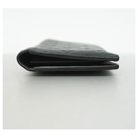 Louis Vuitton-Louis Vuitton Long Wallet Monogram Shadow Portefeuille Brazza M62900 Noir-Black