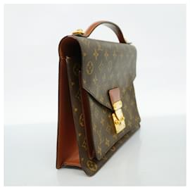 Louis Vuitton-Louis Vuitton Monogram Monceau 28 Handbag-Brown