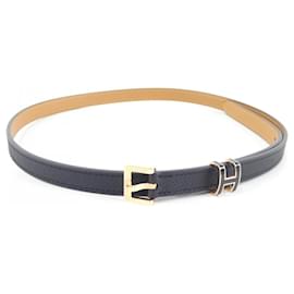 Hermès-Hermes Standard Black Belt-Black