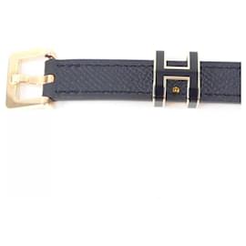 Hermès-Hermes Standard Black Belt-Black