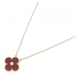 Van Cleef & Arpels-Van Cleef & Arpels Vintage Alhambra Necklace-Pink