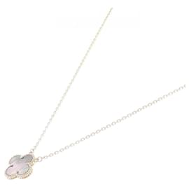 Van Cleef & Arpels-Van Cleef & Arpels Vintage Alhambra Necklace-Pink