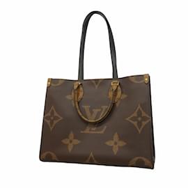 Louis Vuitton-Louis Vuitton Monogram Reverse Giant Tote Bag-Brown