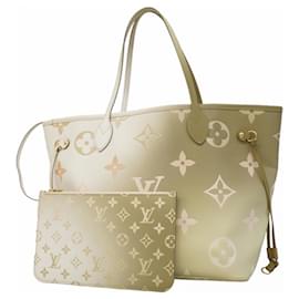 Louis Vuitton-Louis Vuitton Tote Bag - Spring in the City Neverfull MM-Khaki