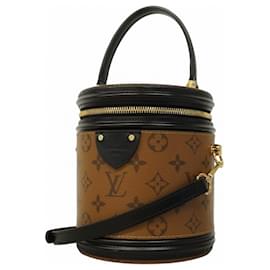 Louis Vuitton-Louis Vuitton Handbag Monogram Reverse Cannes M43986-Brown